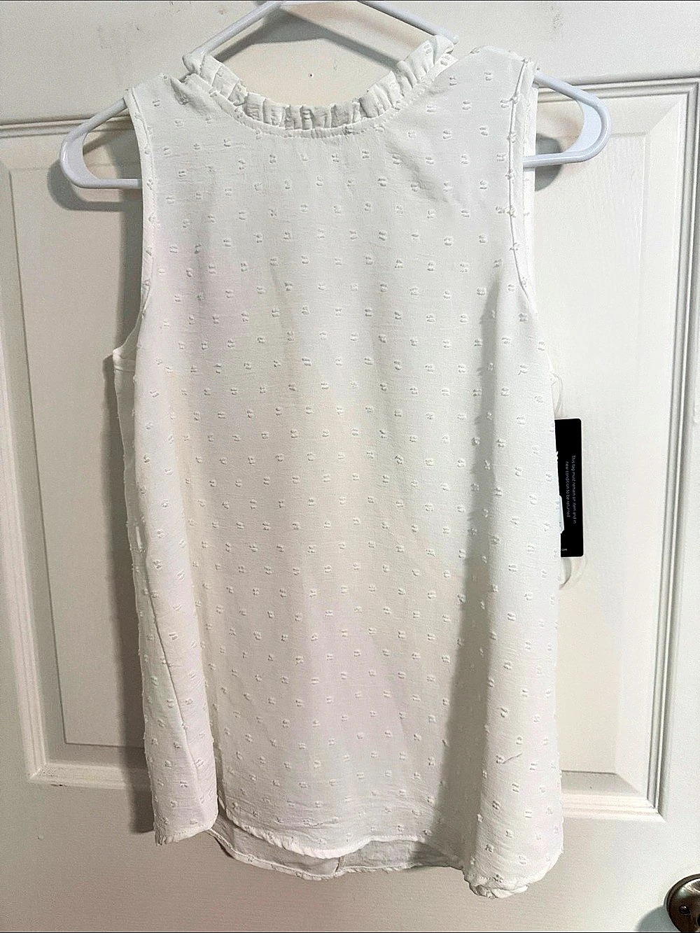 Rails White Eyelet Sleeveless Top NWT
